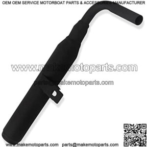 Motorcycle Muffler Pipe Exhaust Silencer Pipe System Part for Yamaha PW50 PY50 PW PY 50 PEEWEE ATV Quad Motocross Pit Kids Bike Motorcycle Part