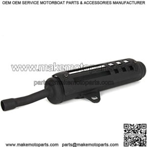 Motorcycle Silencer Exhaust Muffler Pipe For PW80 PW 80 Pit Dirt Bike Motorbike