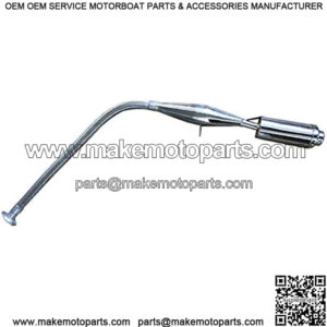 Stainless Steel Pipe Muffler FOR GAS MOTORIZED BICYCLE 80cc