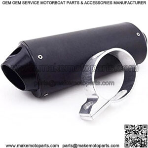 Aluminum Black 38mm Exhaust Muffler For 110cc 125cc 140cc 150cc 160cc Chinese Pit Dirt Bike Motorcycle