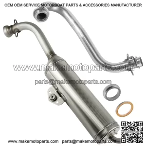 Exhaust Muffler Kit Replacement for Yamaha Kodiak 700 YFM700 Hunter/Special 4x4 EPS (2016-2023)