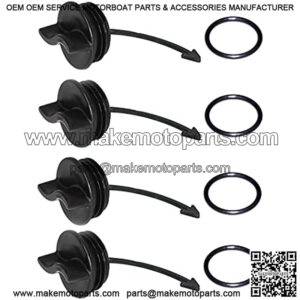 Exact Replacement Part Compatible with Drain Plug GTI SE LIMITED RENTAL GTS PRO Spark WAKE 130 155 4 TEC 2011-2014 292001352 292001320 ?C 4-Pack