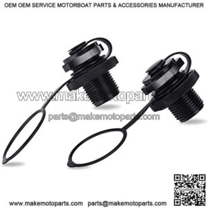 2Pcs Spitfire Tube Valve Replacement, Kayak Intex Inflatable Boat Replacement 0ne-Way Inflation Boat Spiral Air Plugs for Inflatable Raft Boat Kayak