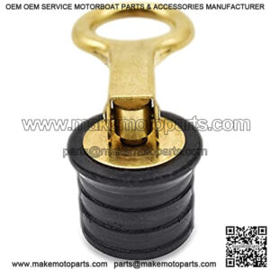 Brass Snap Handle Easy Use Durable Strong and Sturdy Fine Finish Drain Plug with Innovative Design for Boat Yacht Kayak Marine (1 Inch Drain Plug)