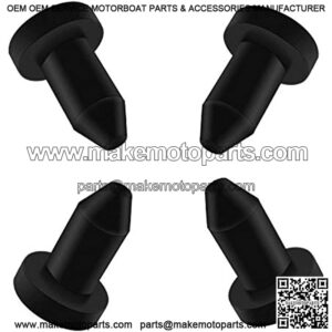 4 Pack Kayak Drain Plug Push in Compatible with Sun Dolphin Kayaks Aruba 8 SS, Aruba 10, Bali 8, Excursion 10 Fishing Boats, Pedal Boats, Most Kayak(4 Pack)