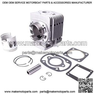 Top End Piston/Cylinder/Gasket for Yamaha G1 Engine Rebuild Kit (2-Cycle) Golf Cart