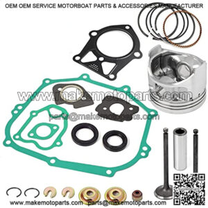 285cc Engine Rebuild Kit STD Piston & Ring Gasket Seal Intake Exhaust Valve For YAMAHA Golf Cart G2 G5 G8 G9 G11 1989-1996