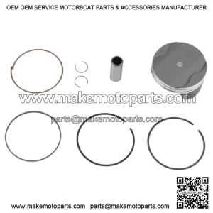 Platinum Series Piston Kit 1mm Over 86.9mm Yamaha WaveRunner FX 08-18 (For: 2014 Yamaha SVHO)