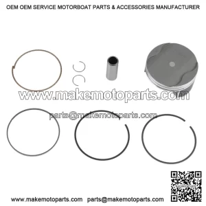 Platinum Series Piston Kit 1mm Over 86.9mm Yamaha WaveRunner FX 08-18 (For: 2015 Yamaha SVHO)