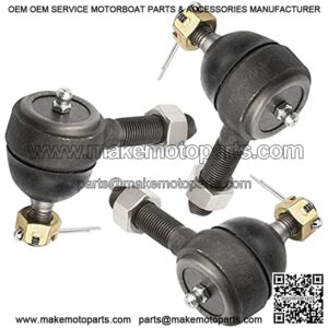 Ball Joint Kit,Set of (3) Tie Rod End with grease fitting Fits for Club Car DS Golf Carts (1976-2008)