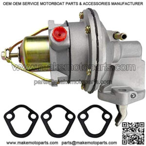 Mechanical Fuel Pump Fits for MerCruiser Mercury Marin MC120 MC165 MC170 MC180 MC190 MC470-1 MC488 Engine Penta 2.5L 3.0LX 3.0L 3.7L 3.7-LX 1995-2001, 3854858 42725A3 9-35422 509407 18-7282