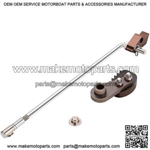 Golf Cart Aluminum Park Brake Latch Kit Incl.Park Brake Rod and Pawl.fit for Club Car DS & Carryall G&E 1995-up,OEM#101187702, 1017322, 101985-01,1011877-02