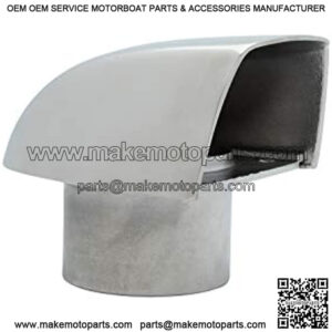 Buchan Clamshell Vent Stainless Steel with 3" Hose Adapter