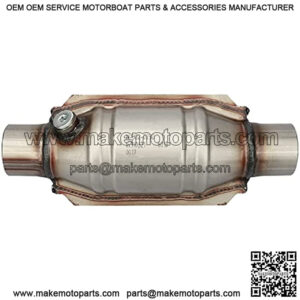 2.25" Inlet/Outlet Universal Catalytic Converter, with O2 Port & Heat Shield (EPA Compliant)
