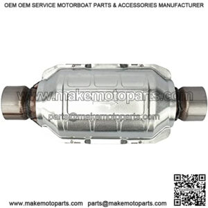 2.5" Inlet/Outlet Universal Catalytic Converter, 15" Overall Length, w/o O2 Port (EPA Compliant)