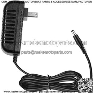 (7ft) AC DC Adapter Compatible Replacement for Pool Blaster Volt FX-8 (NOT fit Other Models) Water Tech Vacuum Vac Cleaner Power Supply Battery Charger Cord Cable Adaptor, MYW-Tech with LED Indicator