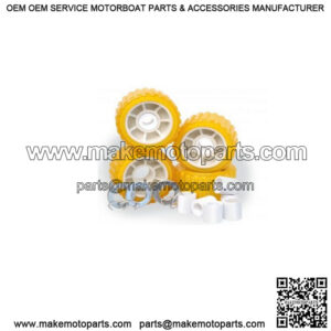 5" PVC Molded Wobble Roller (4-pack)