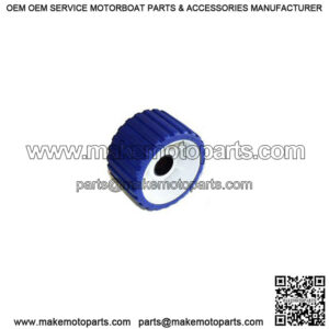 5" x 3" Blue PVC Molded Wobble Roller