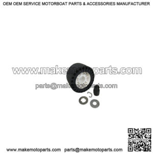 6" x 3" Rubber Roller with Molded Hub Kit