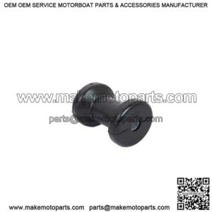 4" Spool Roller - Black Rubber, 5/8" I.D.