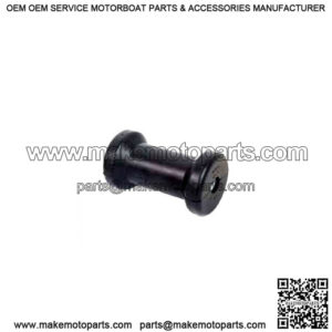 5" Spool Roller - Black Rubber, 5/8" I.D.