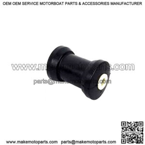 5" Heavy Duty Keel Roller - Black Rubber, 5/8" I.D.