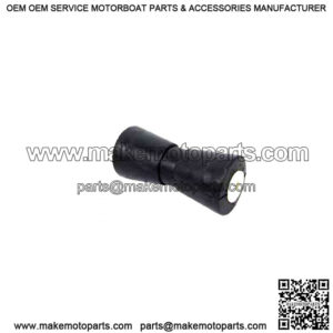 8" V-Keel Roller - Black Rubber, 5/8" I.D.