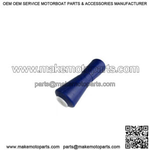8" YATES Thermal Plastic Keel Roller, 5/8" I.D. (Blue)
