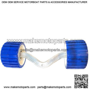 Dual Wobble Roller Assembly, Blue