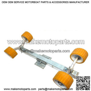 4-Wheel Fixed Wobble Roller Assembly, 2" x 2"