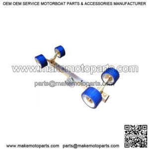4-Wheel Dual Wobble Roller Assembly (Blue)