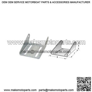 Galvanized Panel Bracket for 8" Trailer Roller