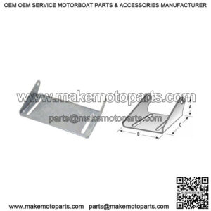 Galvanized Panel Bracket for 10" Trailer Roller