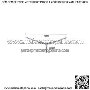 PVC Covered Bow Centering Guide (45-1/2")
