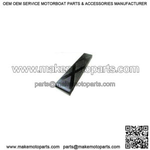 24" Plastic Bunk Cover End Cap 2" x 6" (Black)