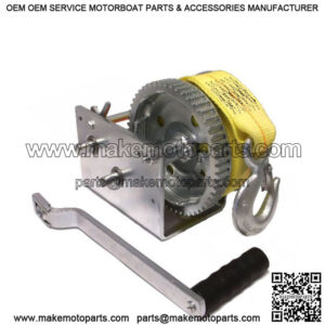 DL 3,200 lb. 2-Speed Winch w/ Yellow Strap