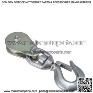 Winch Pulley Block w/ Swivel Hook