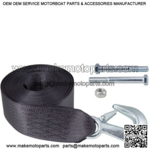 2" x 25' Trailer Winch Strap w/Hook