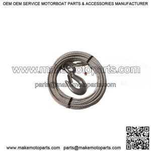 3/16" x 25' Galvanized Trailer Winch Cable