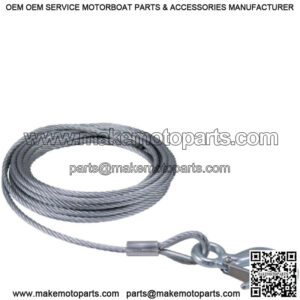 1/4" x 50' Galvanized Trailer Winch Cable