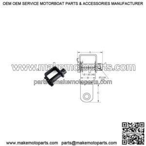 Cargo Control Winch, Standard Bottom Mount Weld-On