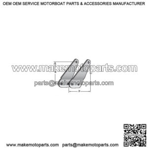 Galvanized Bow Stop Brackets (1-pair)