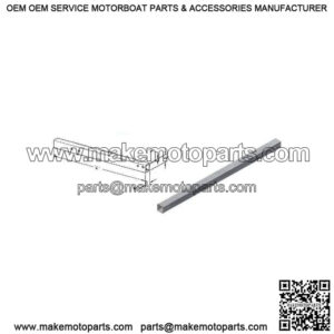 3" x 3" x 74" Galvanized Trailer Tongue