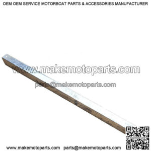 2" x 3" x 42" Galvanized Trailer Crossbar, 11ga