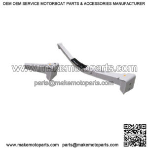 3" x 4" x 76" White Rear Trailer Crossbar