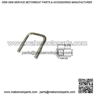 3/8"-16 Square U-Bolt, 3-1/16" x 4-1/8"