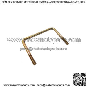 3/8" Square Zinc Plated U-Bolt  5-1/8" x 3-3/4"