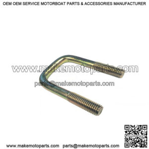 1/2" Square Zinc Plated U-Bolt  1-7/8" x 3-1/2"