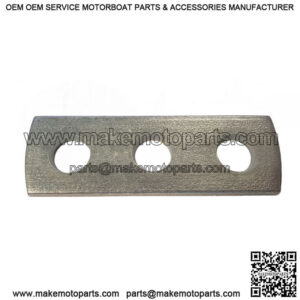 3" x 1" Galvanized 3-Hole Winch Post Strap