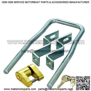 Spare Trailer Tire Mount with Lock